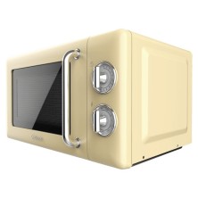 Cecotec 01708 microondas Encimera Microondas con grill 20 L 700 W Beige, Acero inoxidable
