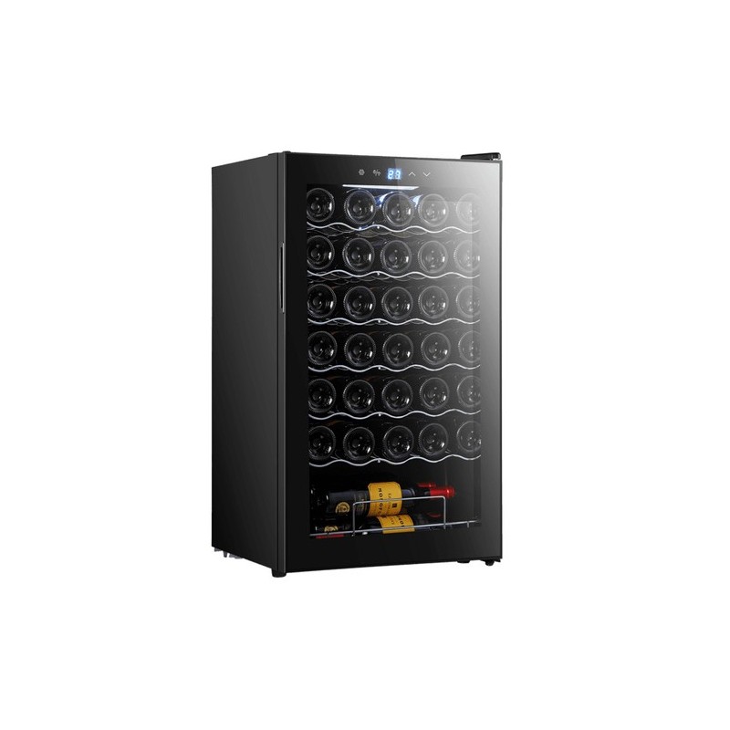 Cecotec GrandSommelier 34030 Nevera de vino Bajo encimera Negro 34 botella(s)