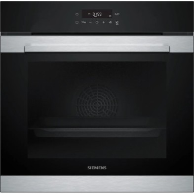 Siemens iQ300 HB372ABS0 horno 71 L A Negro, Acero inoxidable