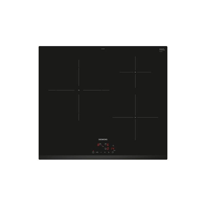 Siemens iQ100 EU63KBJB5E hobs Negro Integrado 60 cm Con placa de inducción 3 zona(s)