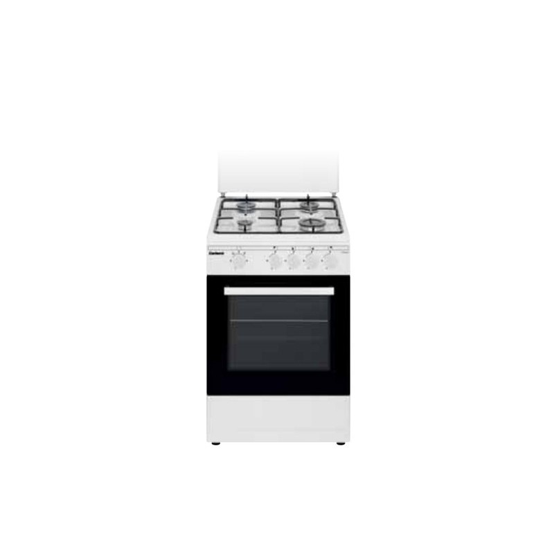 Corbero CCSF45020BW cocina Cocina independiente Encimera de gas Negro, Blanco