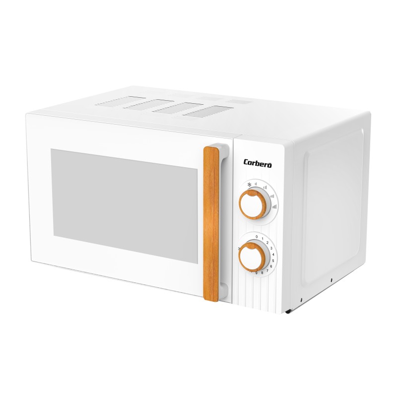 Corbero CMICG270WOODW microondas Encimera Solo microondas 20 L 700 W Blanco