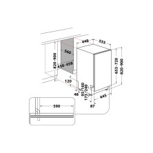 Whirlpool WSIC 3M27 C Completamente integrado 10 cubiertos