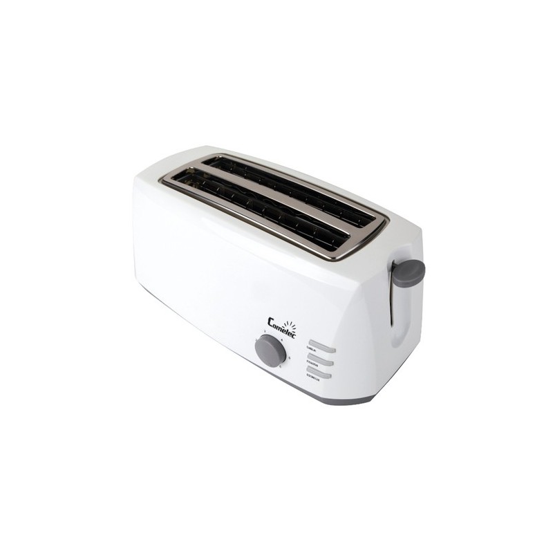 Comelec TP1728 tostadora 6 2 rebanada(s) 1400 W Blanco