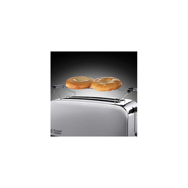 Russell Hobbs 23610-56 tostadora 6 4 rebanada(s) Negro, Acero inoxidable