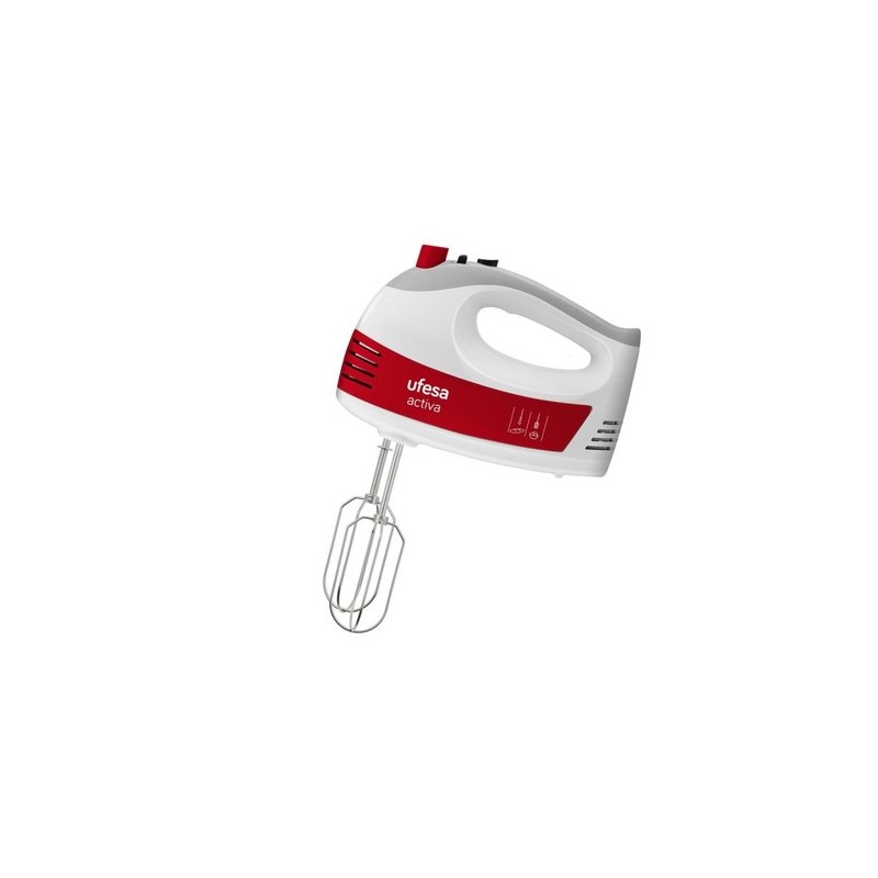 Ufesa BV4650 ACTIVA Batidora de mano 400 W Rojo, Blanco