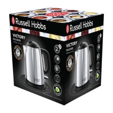 Russell Hobbs Victory tetera eléctrica 1 L 2400 W Negro, Acero inoxidable