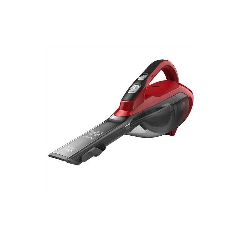 Black & Decker DVA315J aspiradora de mano Cereza (fruta), Rojo Sin bolsa