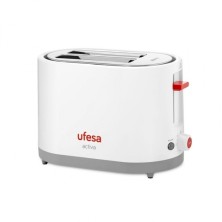 Ufesa TT7385 tostadora 7 2 rebanada(s) 800 W Gris, Rojo, Blanco