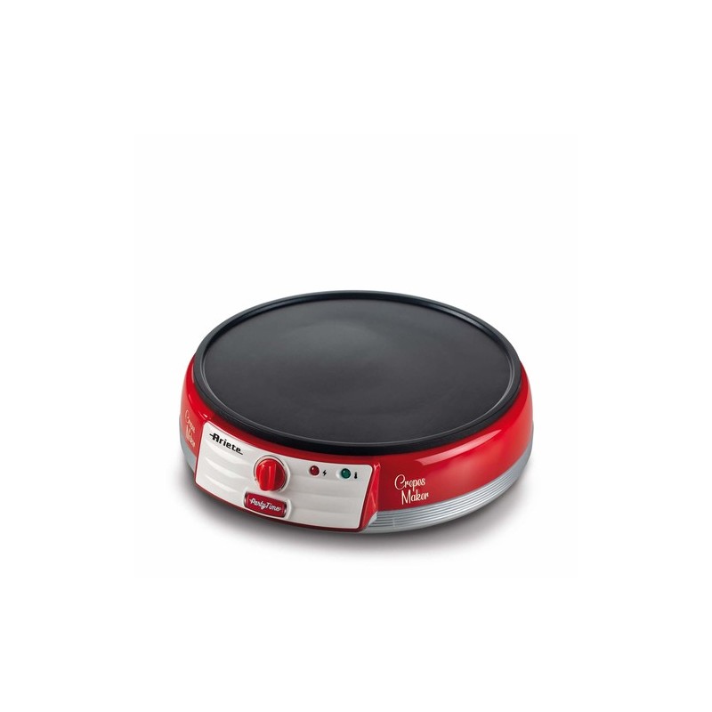 Ariete Party Time 0202/00 crepera 1 crep(s) 1000 W Rojo, Plata, Blanco