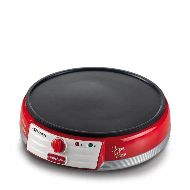 Ariete Party Time 0202/00 crepera 1 crep(s) 1000 W Rojo, Plata, Blanco