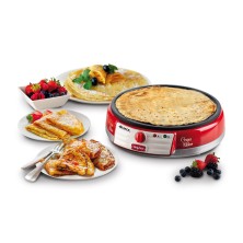 Ariete Party Time 0202/00 crepera 1 crep(s) 1000 W Rojo, Plata, Blanco