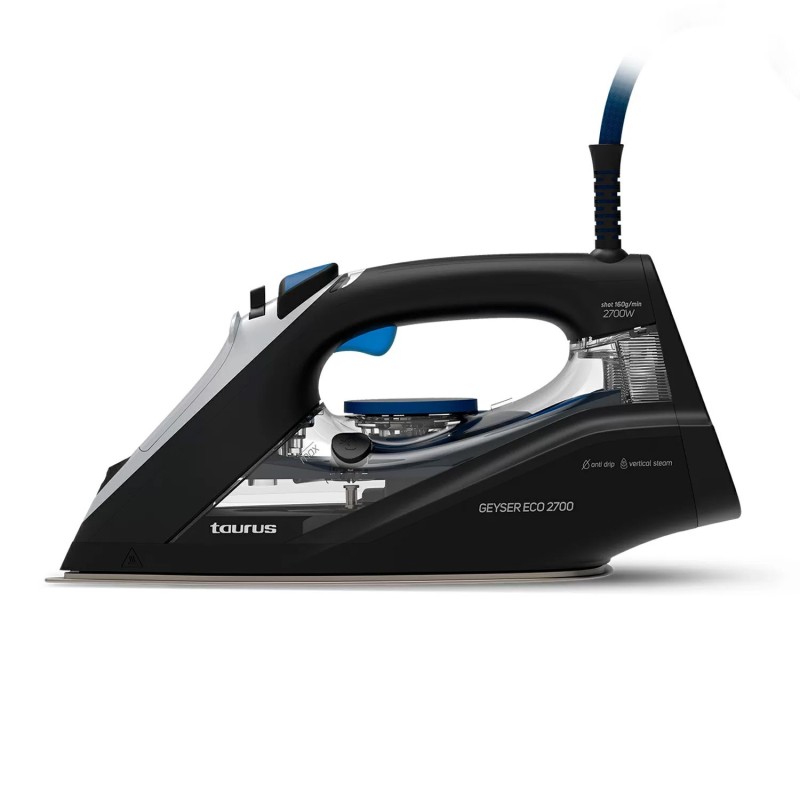 Taurus Geyser Eco 2700 Plancha vapor-seco Suela de titanio 2700 W Negro