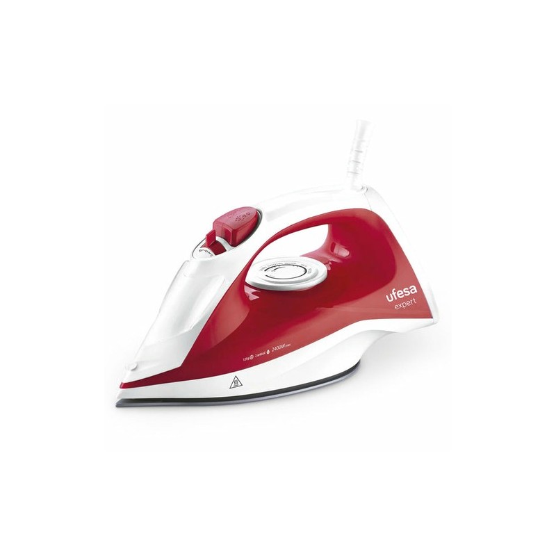 Ufesa 80105142 plancha Plancha a vapor 2400 W Rojo, Blanco