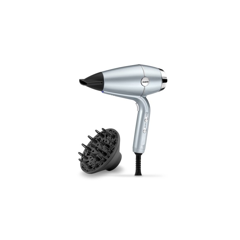 BaByliss Hydro-Fusion Hydro Fusion Hair Dryer secador 2100 W Metálico