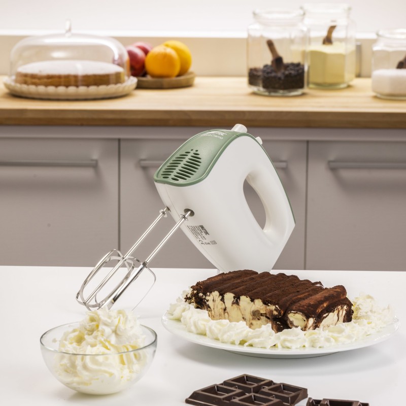Imetec Crea&Crema Batidora de mano 500 W Verde, Blanco