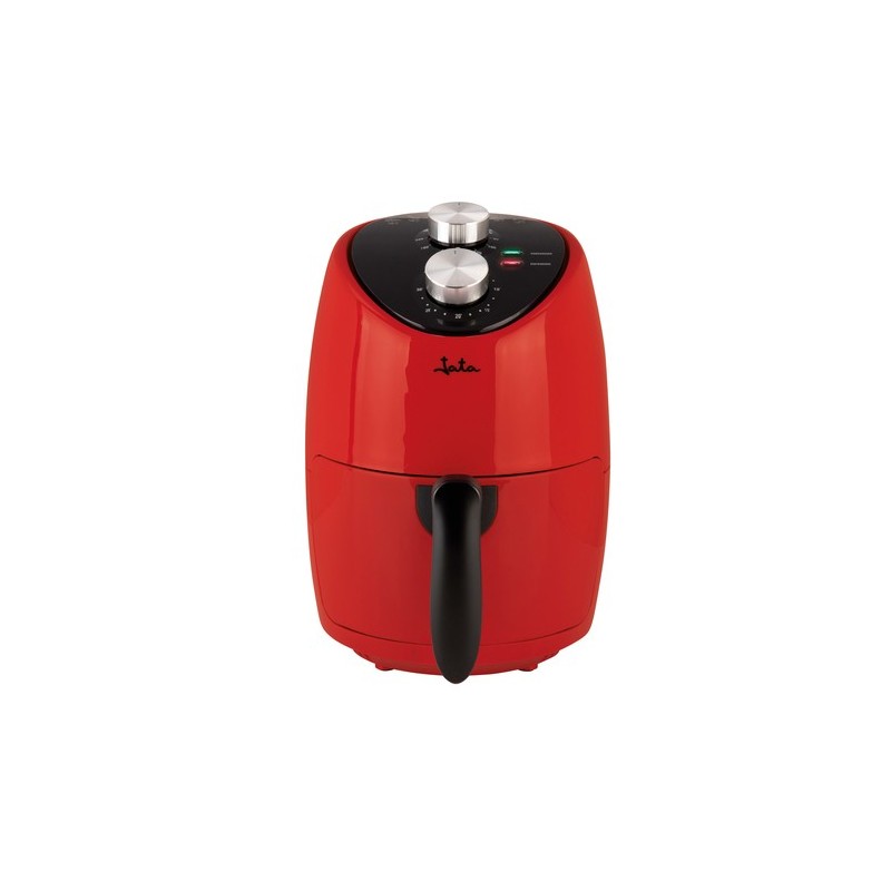 JATA JEFR1222 freidora Sencillo 2 L Independiente 1000 W Freidora de aire caliente Negro, Rojo