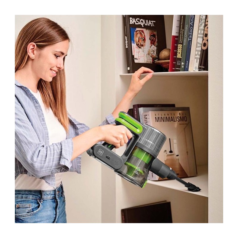 Polti Forzaspira D-Power SR500 aspiradora de mano Verde Sin bolsa