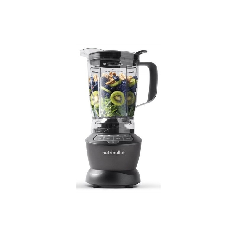 NutriBullet NBF400DG licuadora 1,89 L Batidora de vaso 1200 W Negro