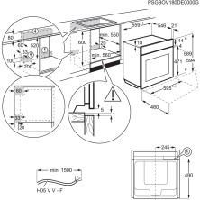 Electrolux EOB8S31X 70 L 3500 W A+ Acero inoxidable