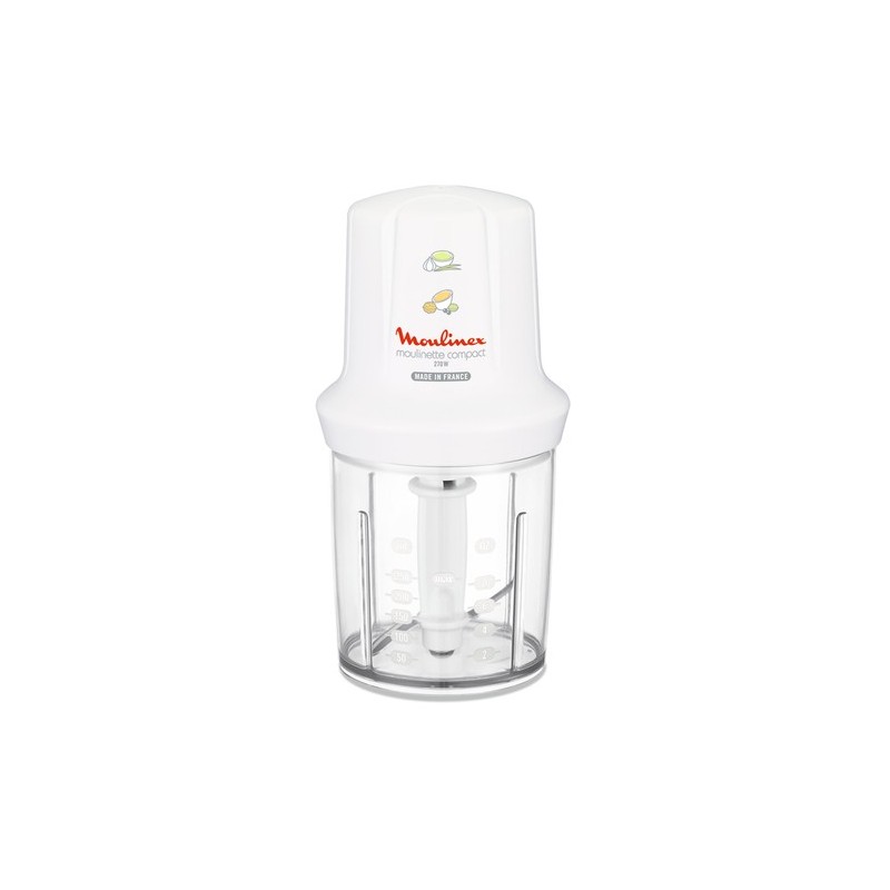 Moulinex DJ300110 picadora eléctrica de alimentos 0,25 L 270 W Blanco