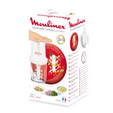 Moulinex DJ300110 picadora eléctrica de alimentos 0,25 L 270 W Blanco