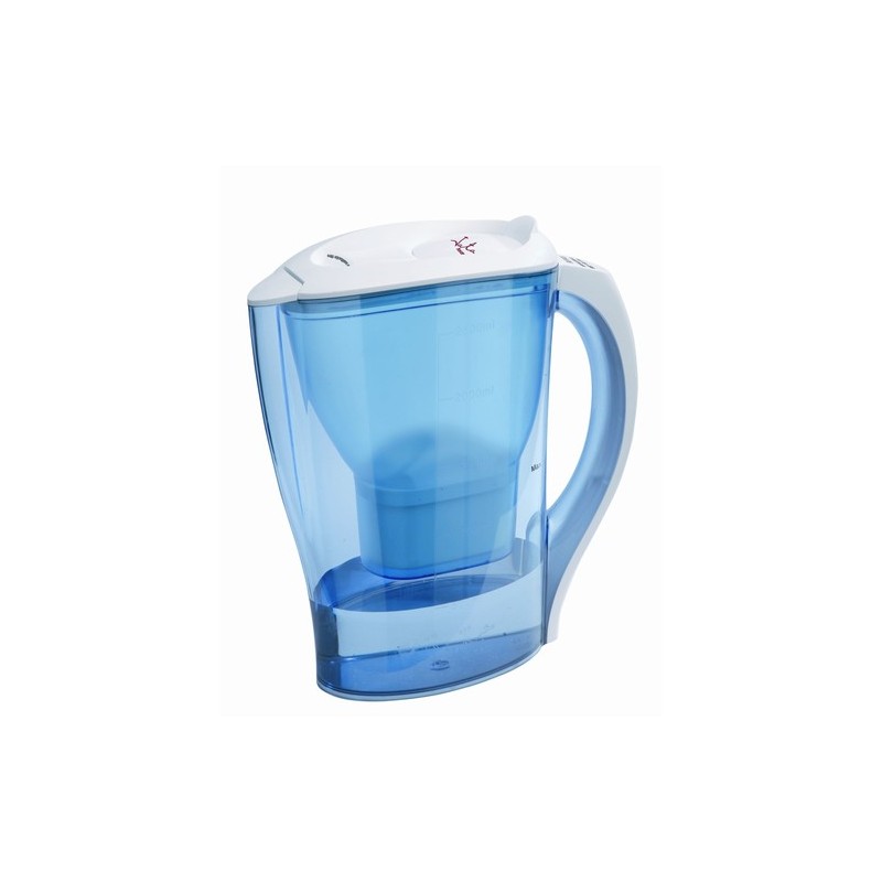 JATA JH01 filtro de agua Filtro de agua para jarra 2,5 L Azul, Transparente, Blanco