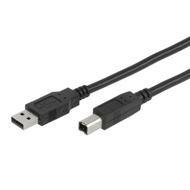 Vivanco CC U4 18 cable USB USB 2.0 1,8 m USB A USB B Negro