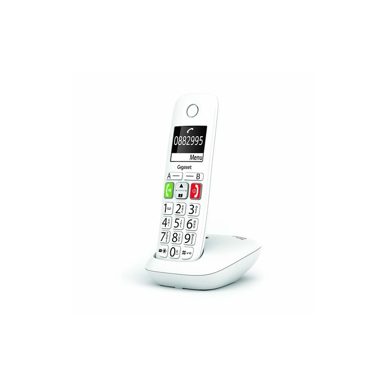 Gigaset E290 Teléfono DECT/analógico Identificador de llamadas Blanco