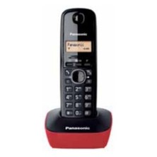 Panasonic KX-TG1611 Teléfono DECT Identificador de llamadas Negro, Rojo