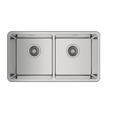 Teka Be Linea RS15 2C 860 Lavabo sobre-encimera Rectangular Acero inoxidable