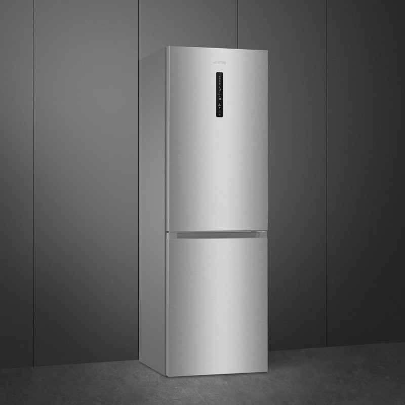 Smeg FC19XDNC nevera y congelador Independiente 326 L C Acero inoxidable