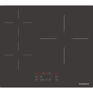 Corbero CCIM3366 hobs Negro Integrado 59 cm Con placa de inducción 3 zona(s)