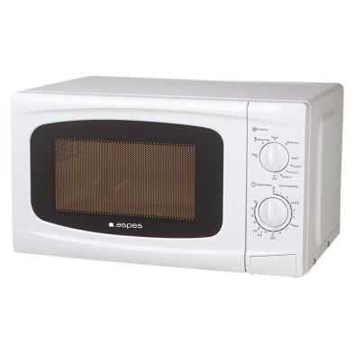 Microondas Aspes AMW2700G ,  20L, 700w, 25.8cm, 44cm, 33.91cm, Blanco Grill