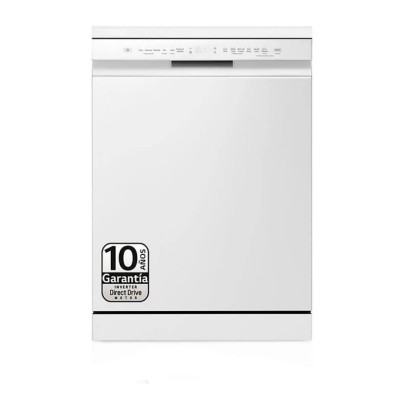 Lavavajillas LG DF355FW  60CM Blanco antihuellas con tecnología QuadWash™ , C, con tercera bandeja