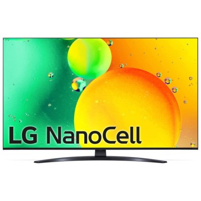 Televisor LG 43NANO766QA 43"  - Smart TV webOS22 (108 cm) 4K Nanocell, Procesador de Gran Pot