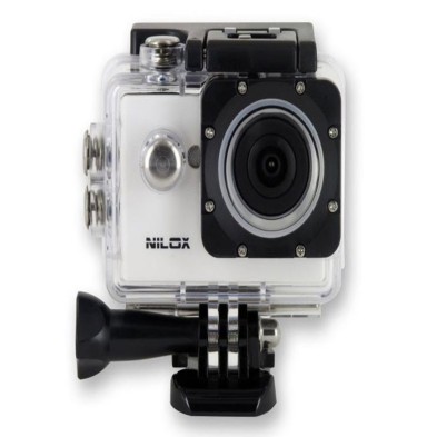 Cámara acción, NILOX Mini UP - HD, gran angular de 140º, carcasa sumergible, hasta 32 GB