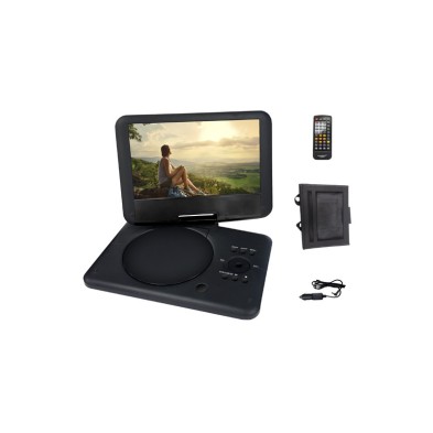 DVD Portátil Sunstech DLPM914BK - TFT LCD de 9", 800x480px, Salida AV, USB 2.0, Lector SD