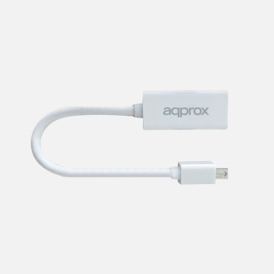 Adaptador Approx APPC12V2 - Mini Display Port a HDMI, Resolución hasta 1080P