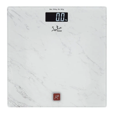 Báscula Jata 517 - Pantalla LCD, Máximo 150Kg, Blanco