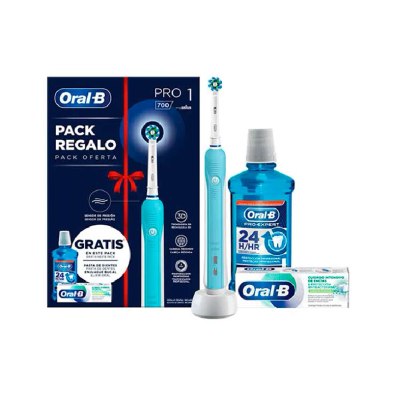 Cepillo dental Braun PRO1 700 oral-b TURQUOISE BLUE