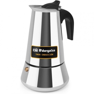 cafetera italiana Orbegozo , Acero Inoxidable, Capacidad 6 tazas