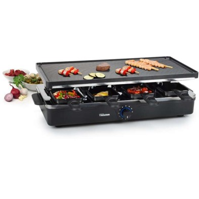 plancha grill TRISTAR RA-2995 - Gourmet raclete 1400W Antiadherente 47x23 cm.