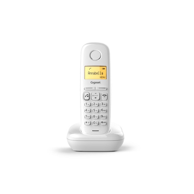 Gigaset A270 Teléfono DECT Identificador de llamadas Blanco