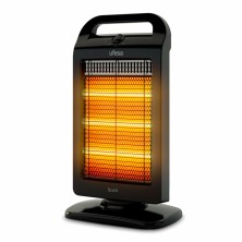 Ufesa Scuti Interior Negro 1200 W Calefactor eléctrico halógeno