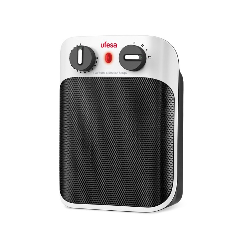 Ufesa CC1800IP calefactor eléctrico Interior Negro, Blanco 1800 W Ventilador eléctrico