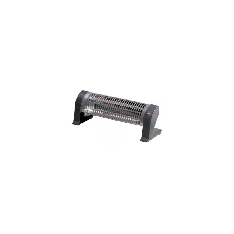 FM Calefacción 2302-C calefactor eléctrico Negro, Gris 1200 W Calefactor eléctrico de cuarzo