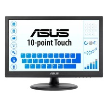 ASUS VT168HR pantalla para PC 39,6 cm (15.6") 1366 x 768 Pixeles WXGA LED Pantalla táctil Negro