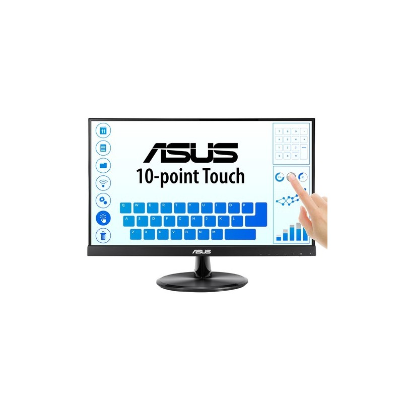 ASUS VT229H pantalla para PC 54,6 cm (21.5") 1920 x 1080 Pixeles Full HD LED Pantalla táctil Negro