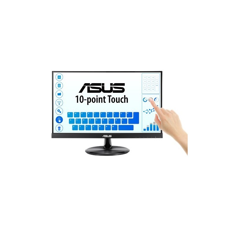 ASUS VT229H pantalla para PC 54,6 cm (21.5") 1920 x 1080 Pixeles Full HD LED Pantalla táctil Negro